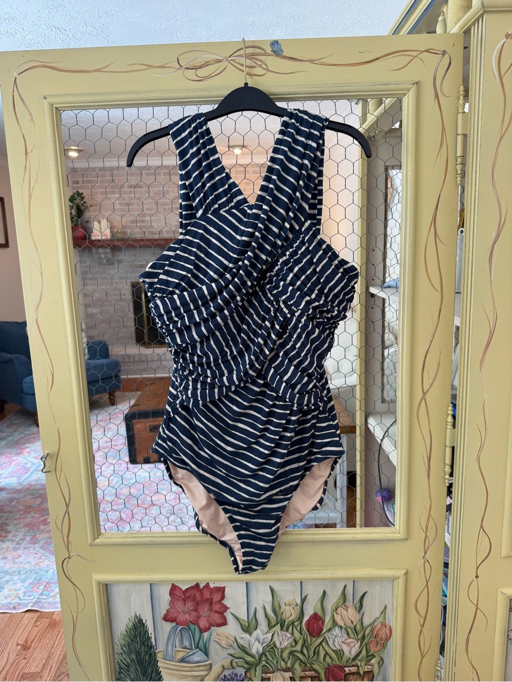 Stripe garnet gill swimsuit